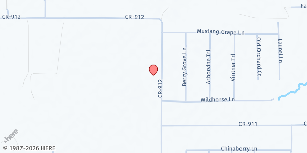 Map showing Open Door Church - Joshua Outreach at 6601 County Rd. 912, Joshua, TX