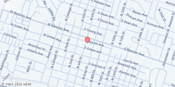 Map showing Jesus Hope & Love Homeless Mission at 818 N. 4th St., Killeen, TX