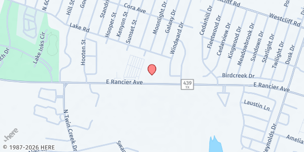Map showing Joseph's Ministry at 4705 E. Rancier Ave., Killeen, TX