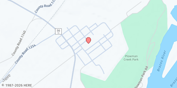 Map showing Kopperl Mobile at 126 FM 1859, Kopperl, TX