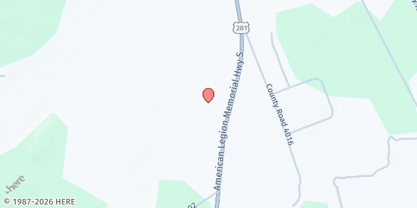 Map showing Lampasas Mobile Pantry at 2974 US-281 N, Lampasas, TX