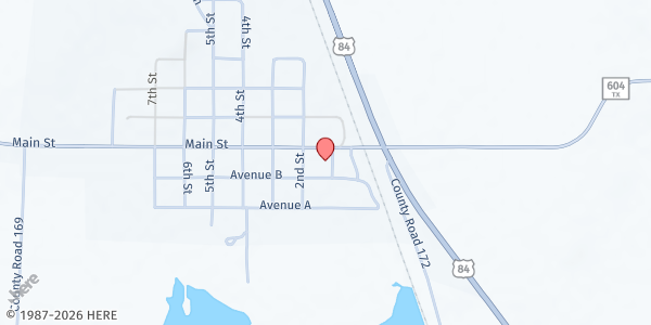 Map showing On the Way Home Ministries - Lawn at 240 Ballpark Rd., Lawn, TX