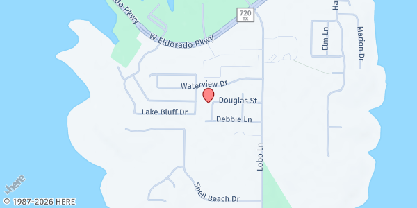 Map showing Little Elm Area Food Bank at 501 Bill Street, Little Elm, TX