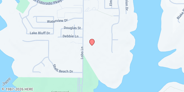 Map showing Lovepacs Frisco at 520 Lobo Lane, Little Elm, TX