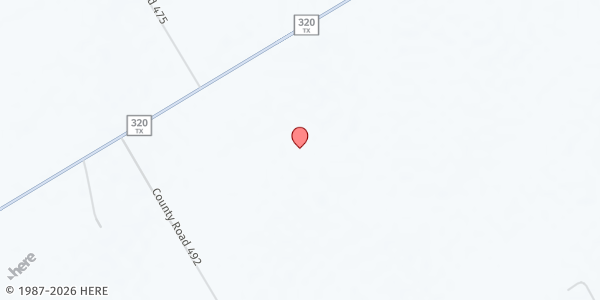 Map showing Lott Mobile Pantry at 105 E. Gassaway, Lott, TX