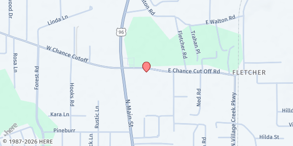 Map showing Lumberton Senior Citizens Center at 140 E. Chance Cutoff, Lumberton, TX