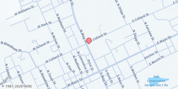 Map showing Son-Shine Outreach Center at 1680 TX-75, Madisonville, TX