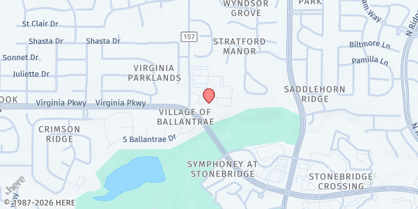 Map showing McKinney Little Free Pantry-Gabriel Way at 110 St. Gabriel Way, McKinney, TX