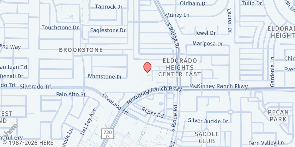 Map showing McKinney Little Free Pantry-McKinney Ranch Pkwy at 6400 McKinney Ranch Pkwy., McKinney, TX