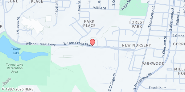 Map showing SALVATION ARMY MCKINNEY at 600 WILSON CREEK PKWY, MCKINNEY, TX
