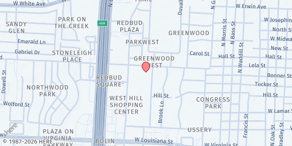Map showing St. Vincent de Paul at St. Michael the Archangel at 411 Paula Rd., McKinney, TX