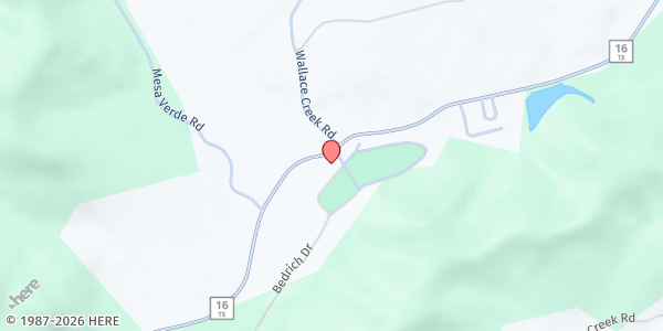 Map showing Arms of Hope at 21300 TX-16, Medina, TX