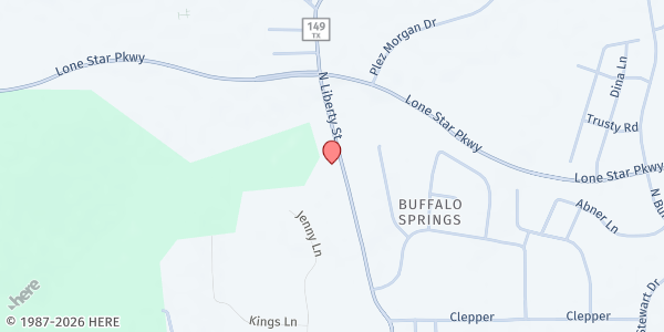 Map showing Count It All Joy Community Outreach at 611 Community Center Rd, Montgomery, TX