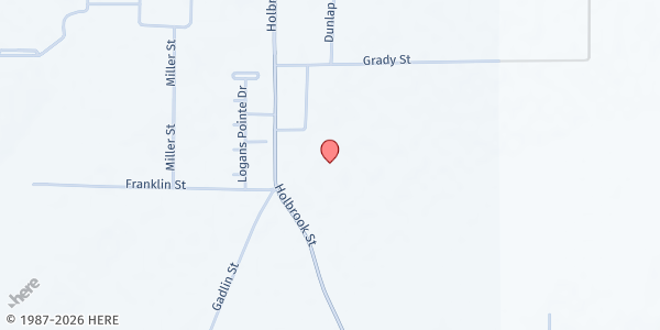 Map showing Sacred Heart Catholic Church at 406 Texas Highway 37, Mt. Vernon, TX
