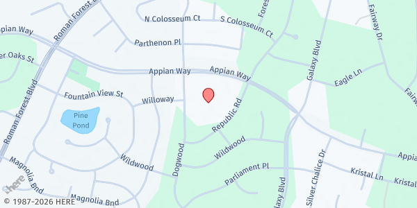 Map showing Abundant Harvest Mobile Market - Dogwood Elementary at 600 Dogwood Lane, New Caney, TX
