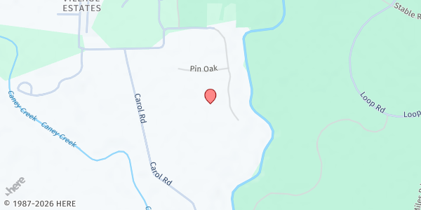 Map showing The Little Country Church - Tayden's Pantry at 22152 Baptist Encampment Rd., New Caney, TX