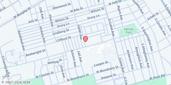 Map showing Bethlehem Baptist 1000 W Clements at 1000 W Clements, Odessa, TX