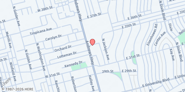Map showing see te at 3314 Andrews Hwy, Odessa, TX