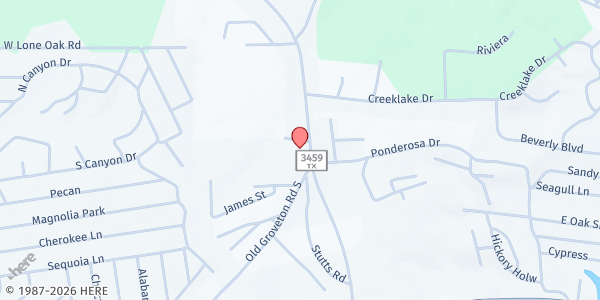 Map showing Revival Center Church of God at 585 Farm To Market Rd. 3459, Onalaska, TX