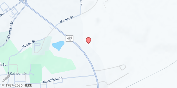 Map showing Palestine First Baptist Church at 5700 TX-256 Loop, Palestine, TX