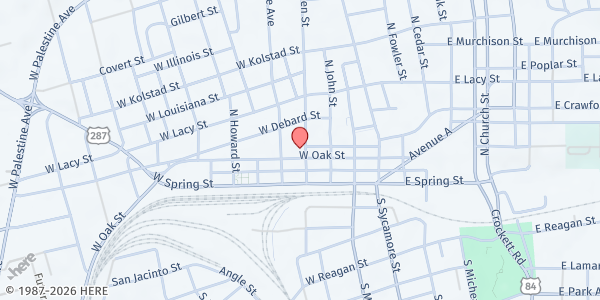 Map showing St. Vincent de Paul Society - Palestine at 503 N. Queen, Palestine, TX