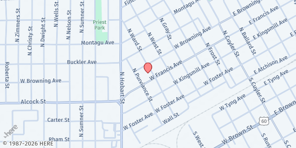 Map showing Good Samaritian Pampa at 309 N Ward St, Pampa, TX