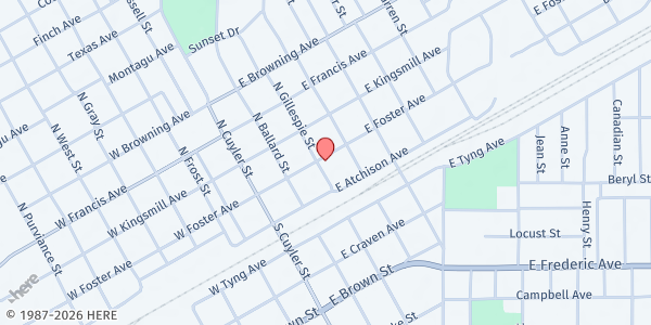 Map showing Meals on Wheels Pampa at 302 E Foster Ave, Pampa, TX