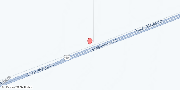 Map showing Baptist Church 303 N. Lee at 303 N. Lee, Panhandle, TX