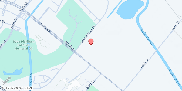 Map showing YMCA Port Arthur at 6760 9th Ave., Port Arthur, TX