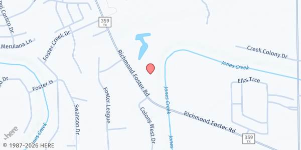 Map showing Royalty Church at 7424 FM 359, Richmond, TX