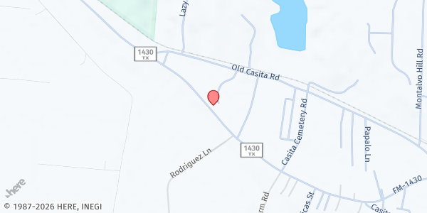 Map showing Starr County Precinct 3 Commissioner's Office at 6163 FM1430, Rio Grande City, TX