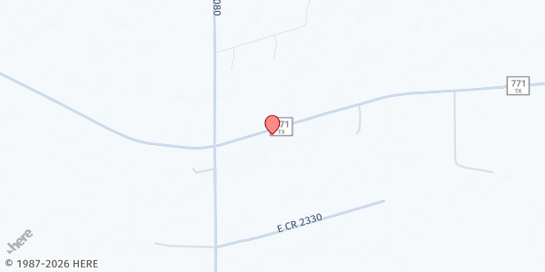 Map showing Mobile Pantry - Riviera (Kleberg County) at 299 E FM 771, Riviera, TX