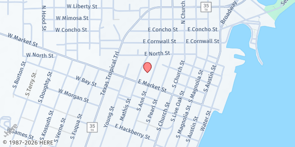 Map showing Rockport-Fulton Good Samaritan at 507 S. Ann St., Rockport, TX
