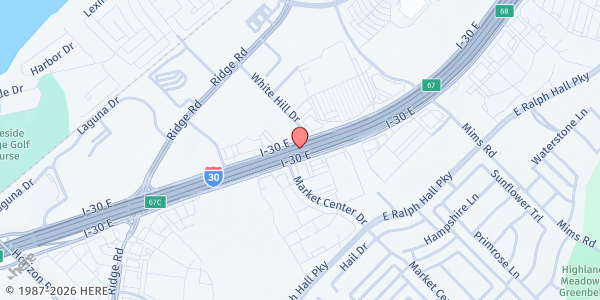 Map showing This Is Your Season Ministries - Rockwall at 3023 E Interstate 30, Rockwall, TX