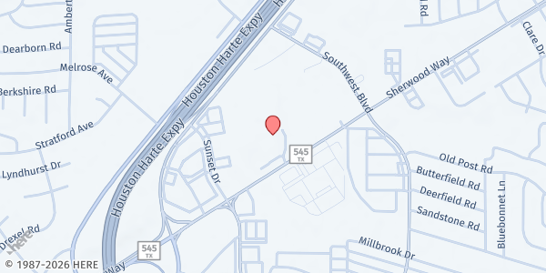 Map showing The Heights Church at 4512 Sherwood Way, San Angelo, TX