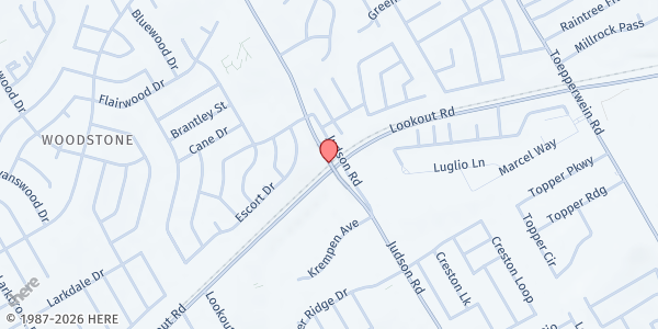 Map showing Agape Christian Church at 14303 JUDSON RD, SAN ANTONIO, TX