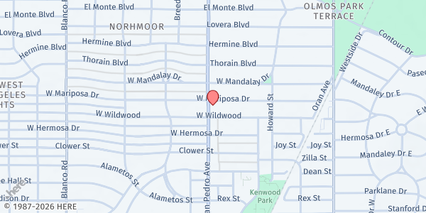 Map showing Alamo Center at 5018 San Pedro Ave., San Antonio, TX