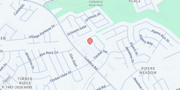 Map showing Alicia Trevino Lopez Senior One-Stop Center at 8353 Culebra Rd., San Antonio, TX