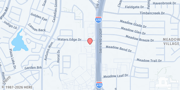 Map showing C3 Community Connect Church at 1305 SW Loop 410 #232, San Antonio, TX