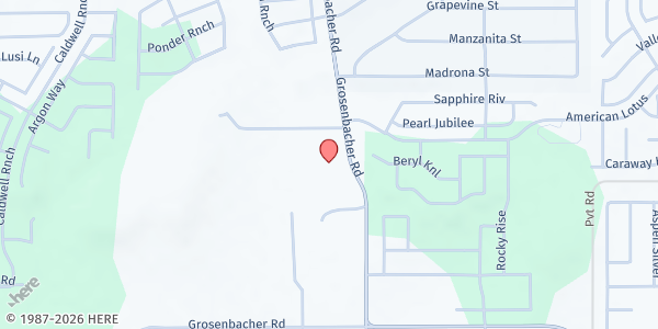 Map showing Christian Family Baptist Church at 1589 Grosenbacher Rd., San Antonio, TX