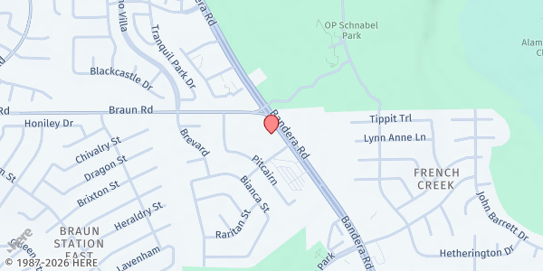 Map showing CityChurch at 9431 Bandera Rd, SAN ANTONIO, TX