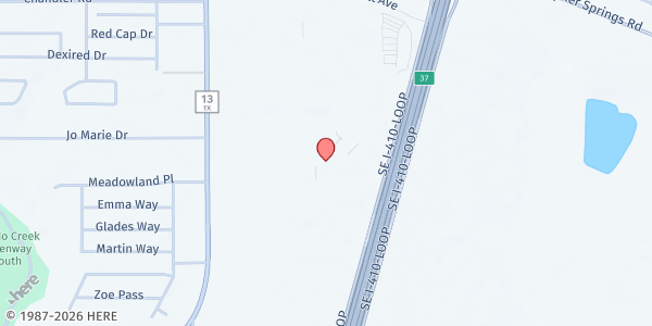 Map showing Community First Health Plans (Legacy Middle School - ECISD) at 5903 SE Loop 410, San Antonio, TX