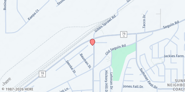 Map showing Enchantment Living HHC LLC at 4815 Gibbs Sprawl Rd., San Antonio, TX