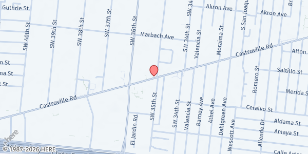 Map showing Igniting the Harvest Distribution Site at 2311 CASTROVILLE RD, SAN ANTONIO, TX