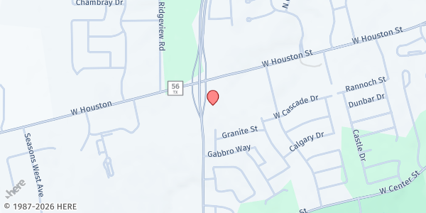 Map showing MasterKey Ministries of Grayson County, Inc. at 209 S. Heritage Pkwy., Sherman, TX