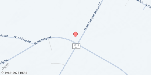 Map showing Tradition Elementary - ECISD Food Pantry at 12885 FM 1346, St. Hedwig, TX