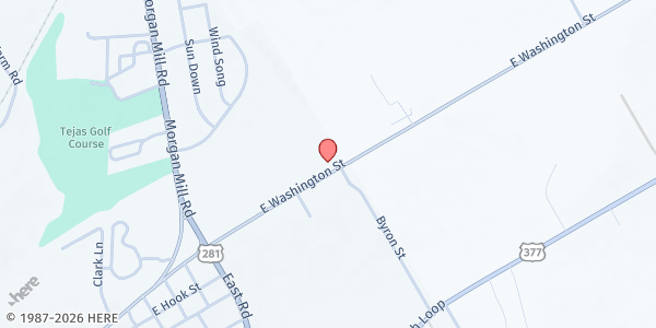 Map showing Dublin Mobile - 220 E Live Oak Street at 220 E Live Oak Street, Stephenville, TX