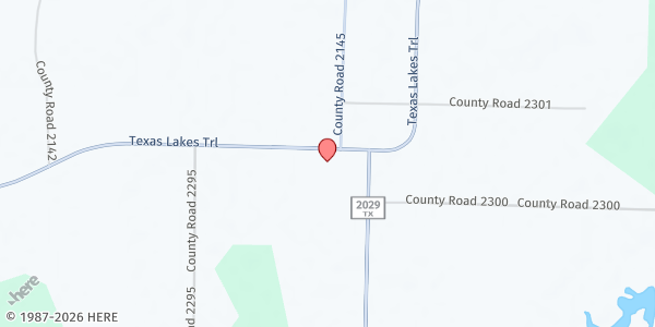 Map showing Telephone Baptist Church at 14732 FM273, Telephone, TX