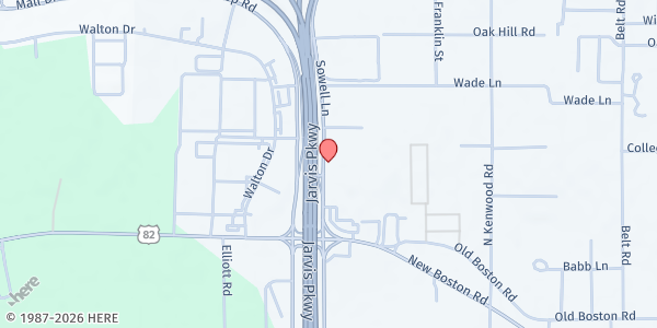 Map showing Westside Church of Christ at 524 Sowell Lane, Texarkana, TX