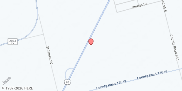 Map showing Hope Center Ministries - Vernon - Mens at 9583 US-70, Vernon, TX